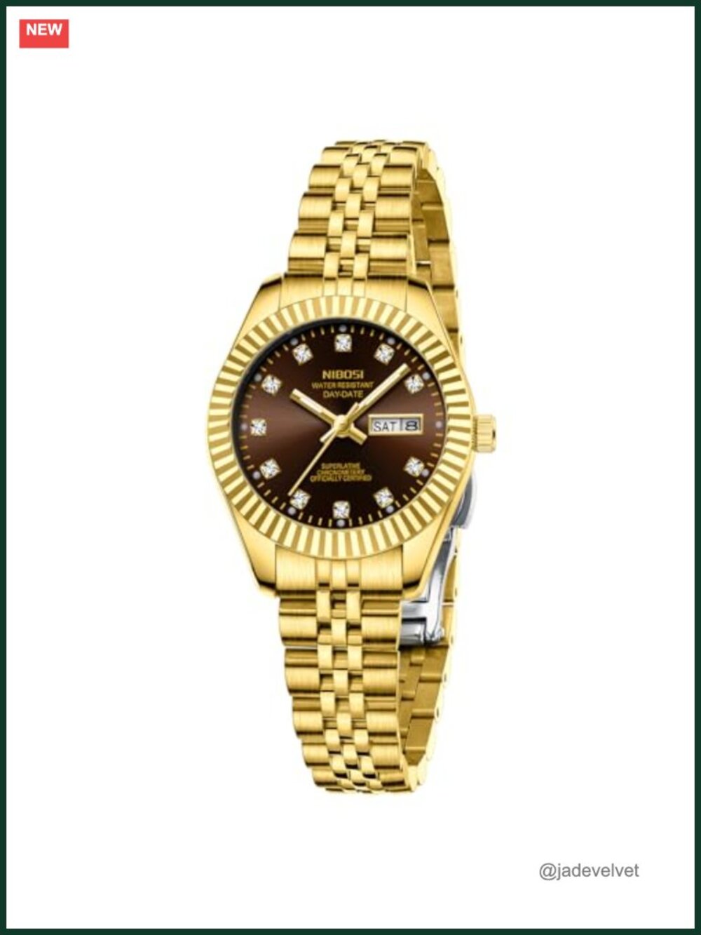 Women's Analog Quartz Watch Stainless Steel Day Date Minimalist